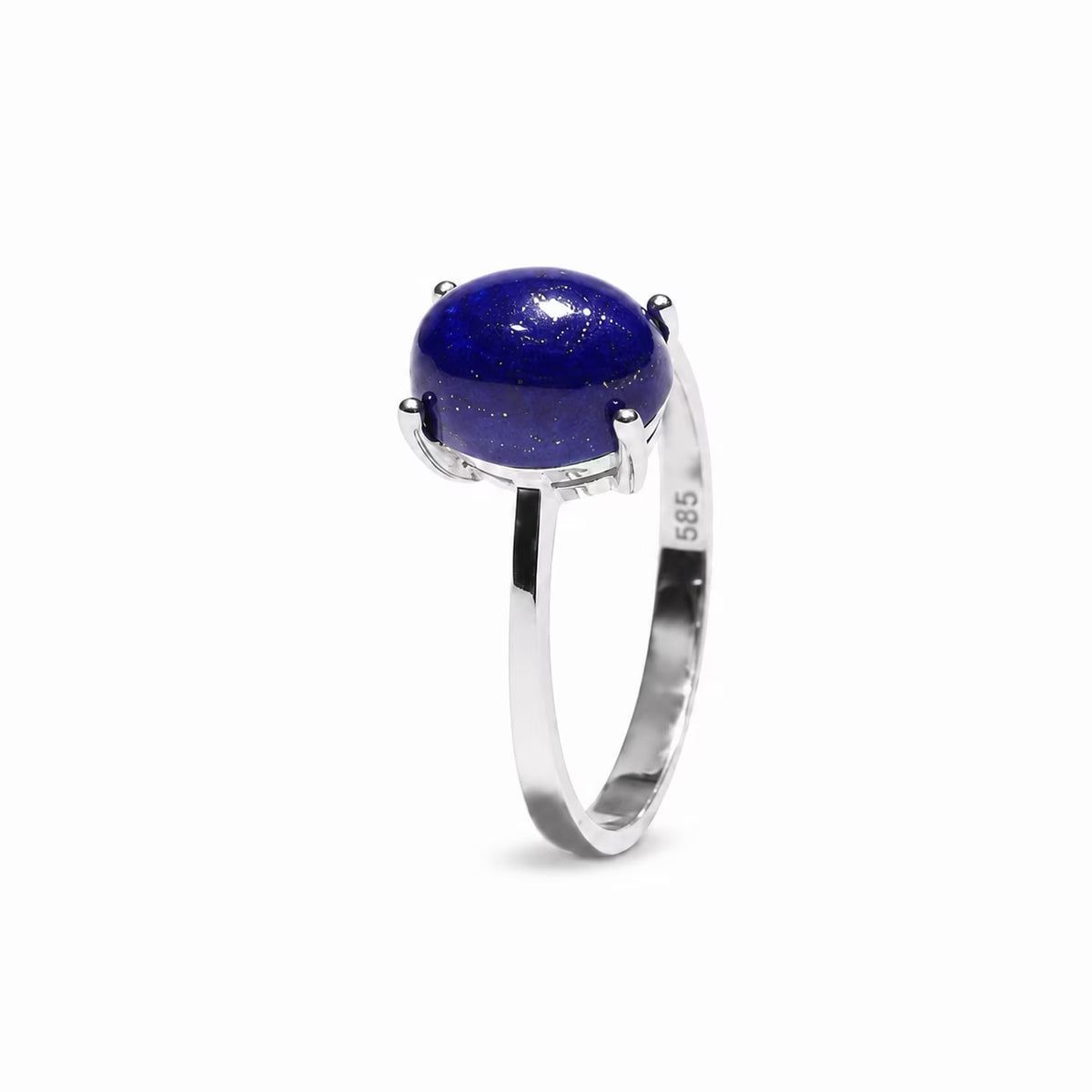 Prsten zlatni 14KT s lapis lazulijem ZLP689
