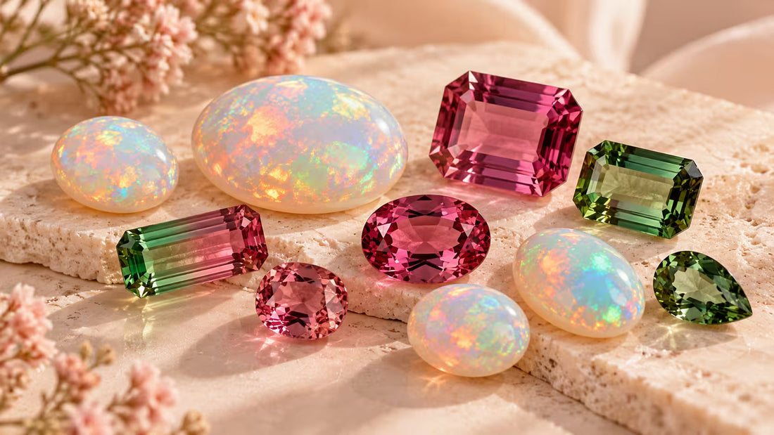 Listopadski birthstone: priča o opalu i turmalinu