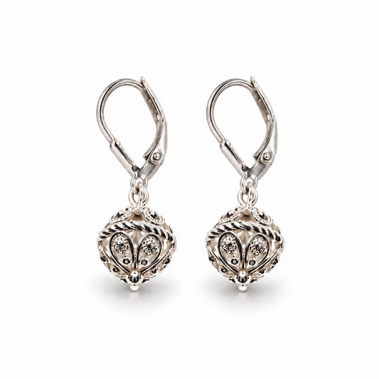Srebrne naušnice Tradicija WU62 Klara Jewelry