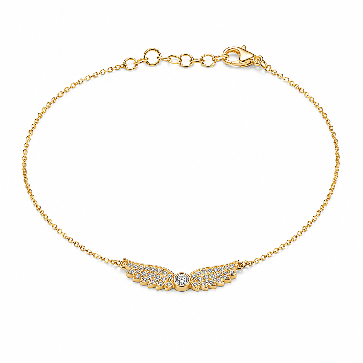 Narukvica zlatna 14KT

Ova elegantna narukvica izrađena je od 14-karatnog žutog zlata i ukrašena cirkonima koji joj daju poseban i profinjen izgled. Njezina dužina od 14 cm osigurava ugodno pristajanje, dok cirkoni unose toplinu i sofisticiranost. Savršena je za svakodnevno nošenje ili posebne prigode, dodajući luksuzan i elegantan naglasak vašem stilu.