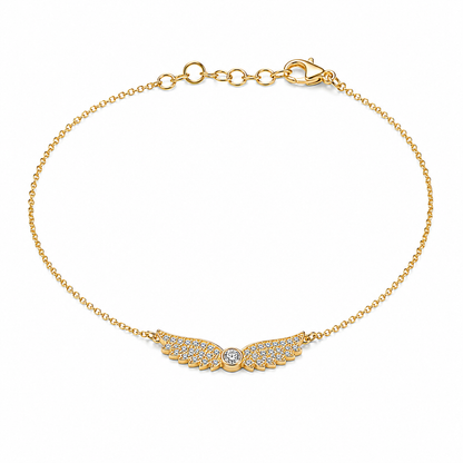 Narukvica zlatna 14KT

Ova elegantna narukvica izrađena je od 14-karatnog žutog zlata i ukrašena cirkonima koji joj daju poseban i profinjen izgled. Njezina dužina od 14 cm osigurava ugodno pristajanje, dok cirkoni unose toplinu i sofisticiranost. Savršena je za svakodnevno nošenje ili posebne prigode, dodajući luksuzan i elegantan naglasak vašem stilu.