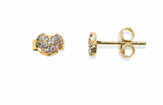 Naušnice zlatne 14KT štift s cirkonima

Ove elegantne štift naušnice izrađene su od 14-karatnog žutog zlata i ukrašene cirkonima koji im daju nježan sjaj i profinjen izgled. Njihova veličina od 0,5 cm pruža izrazito diskretan i minimalistički dojam. Idealne su za svakodnevno nošenje, kombiniranje s drugim naušnicama ili kao suptilan i luksuzan detalj vašem stilu.